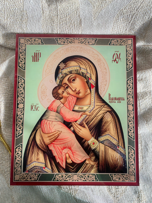 Holy Mother Mary Icon (Virgin of Vladimir)