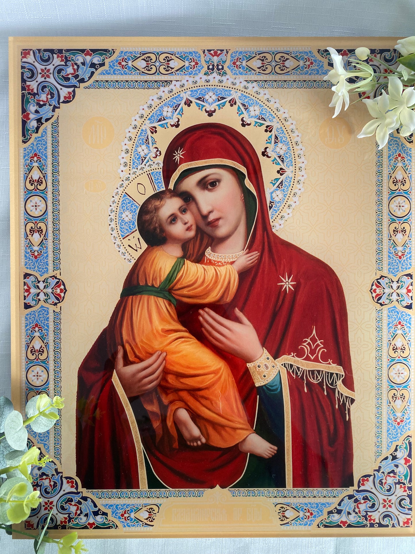 Holy Mother Mary Icon (Vladimir Mother of God)