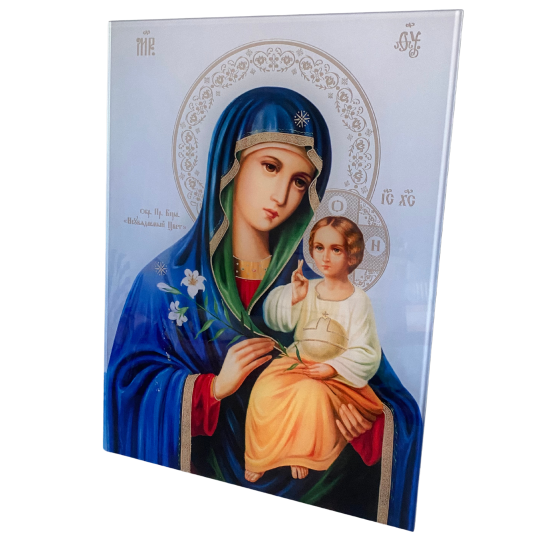 Holy Mother Mary Icon (Unfading Flower)